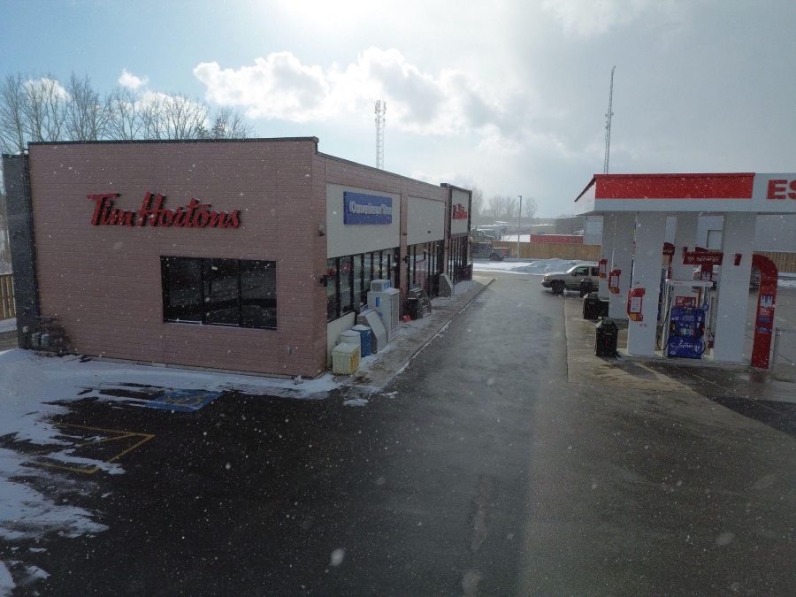 Belmont Gas Station and Tim Hortons