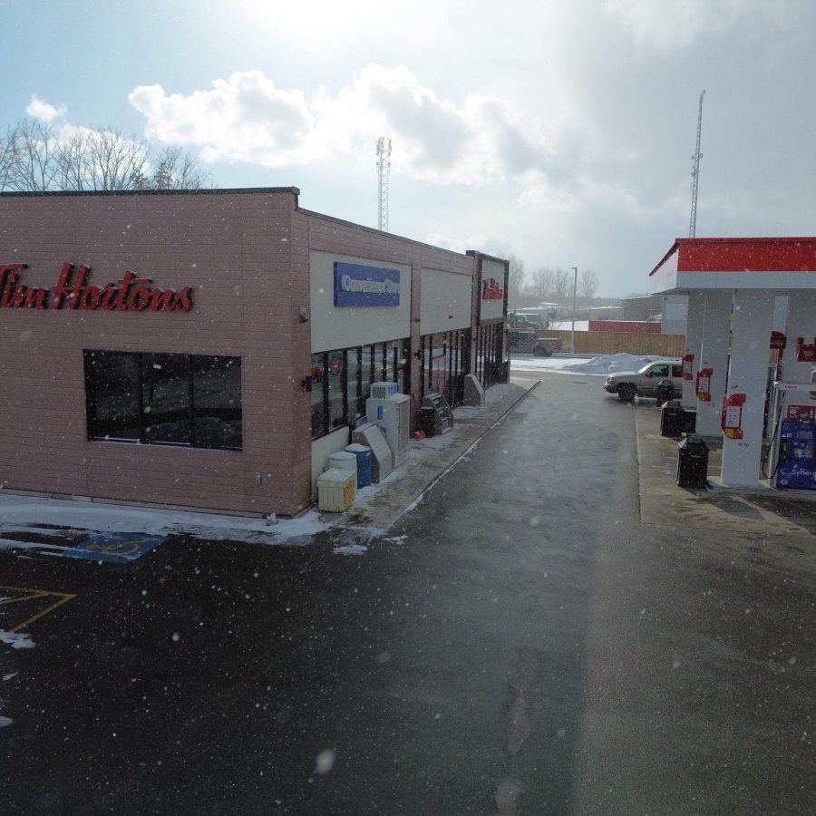 Belmont Gas Station and Tim Hortons